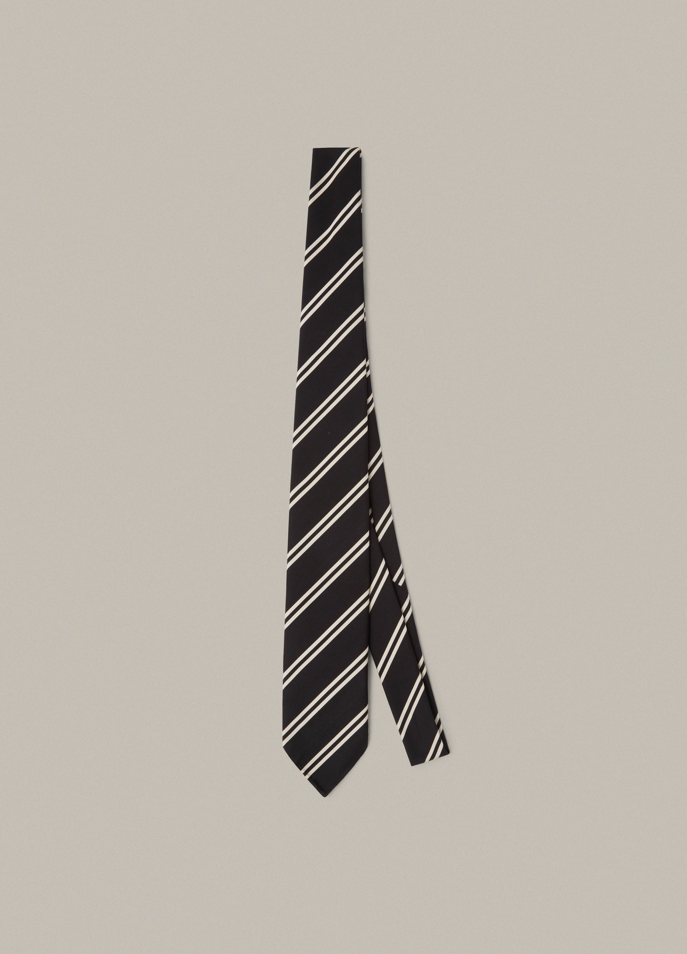 Mogador Stripe Tie - Black
