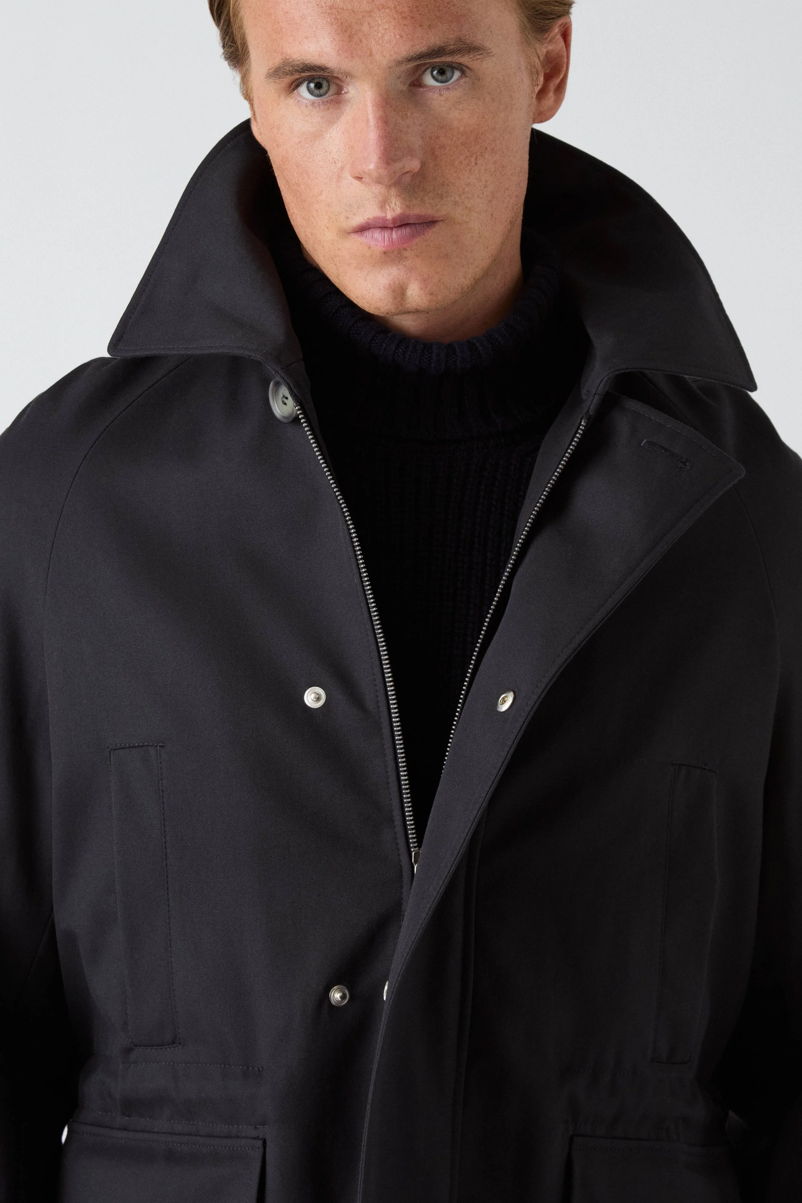 Nils Raglan Jacket - Navy - Image 3