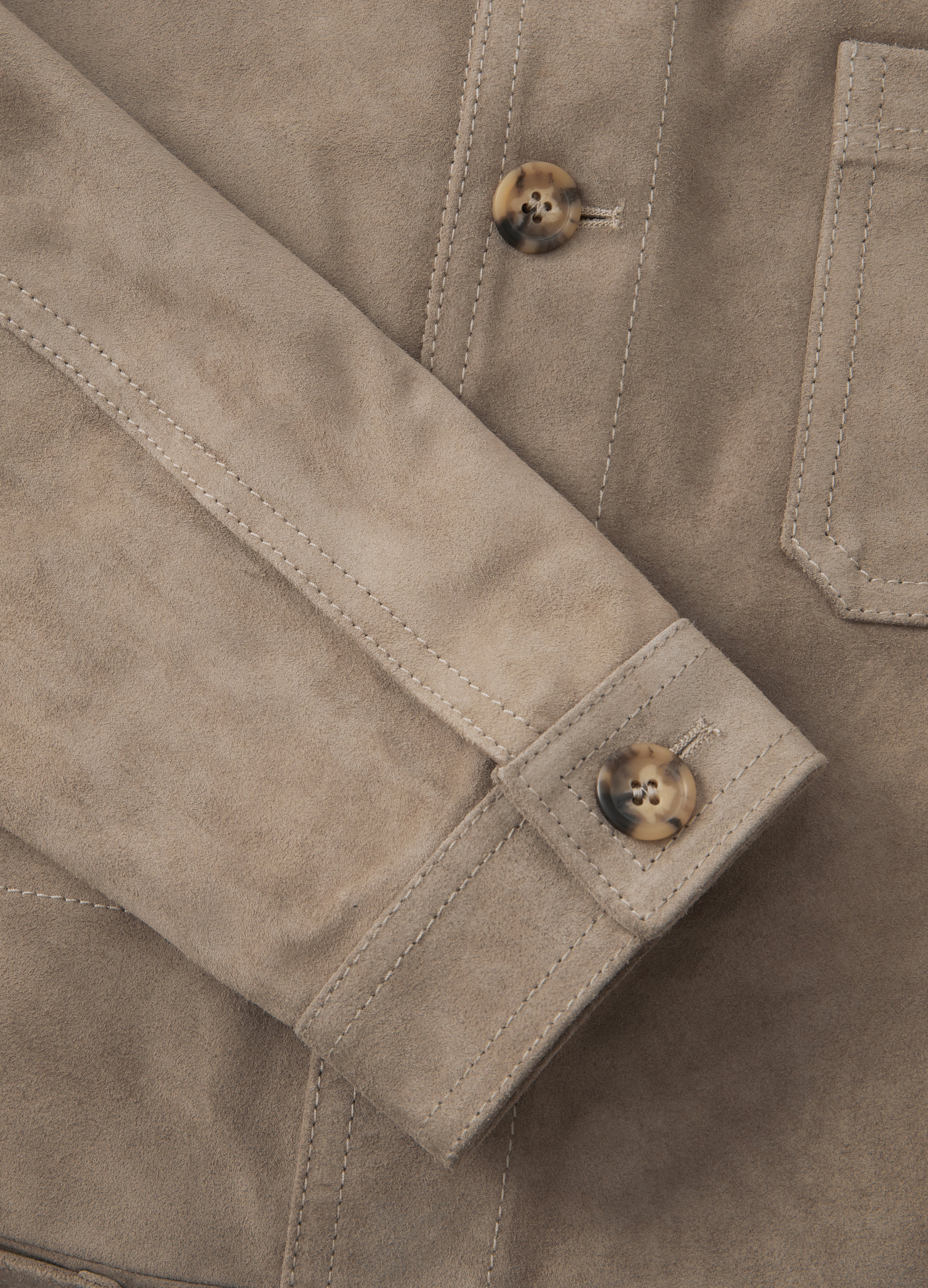 Nima Suede Jacket - Sand - Image 3