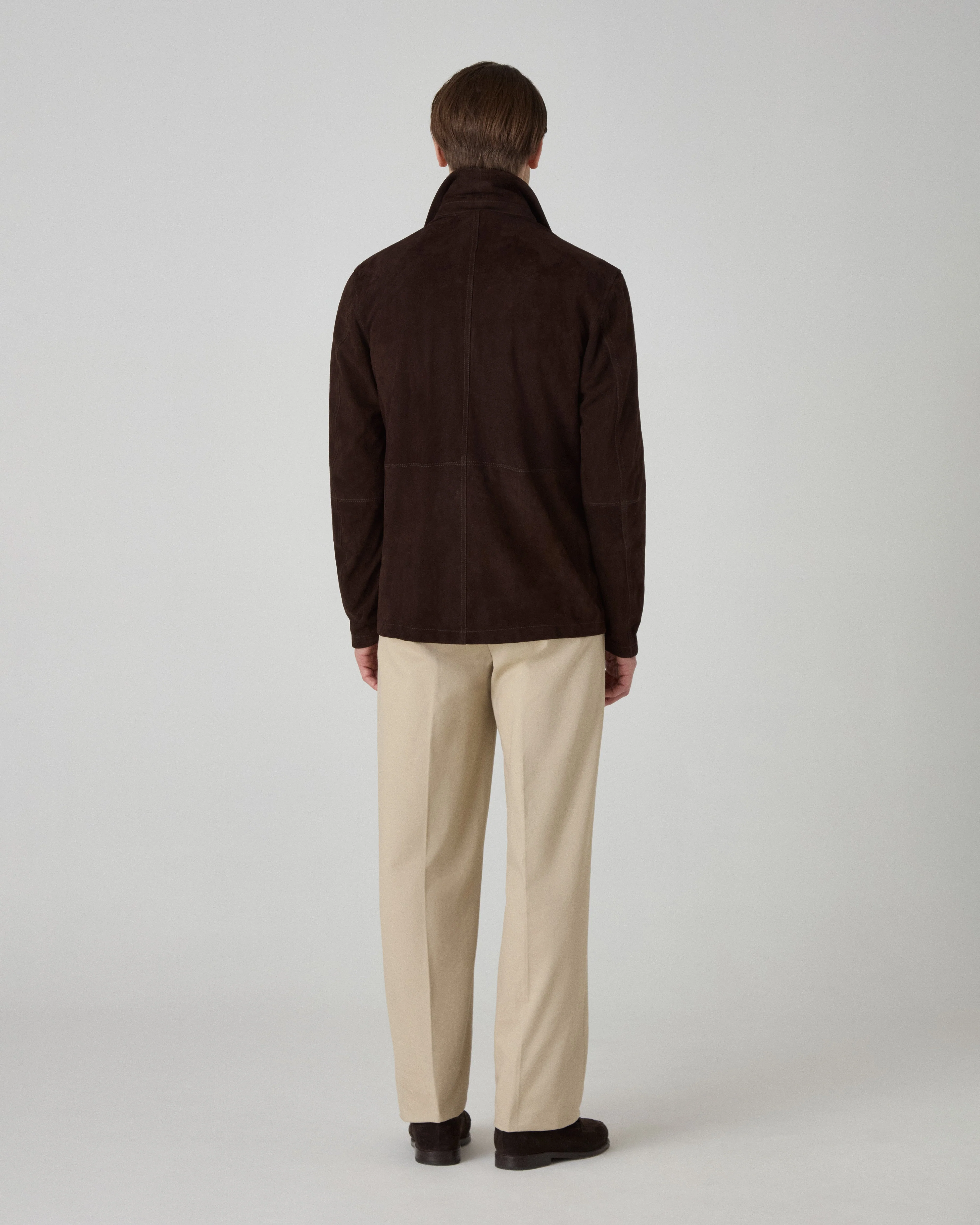 Noel Suede Jacket - Chocolate Brown - Image 4