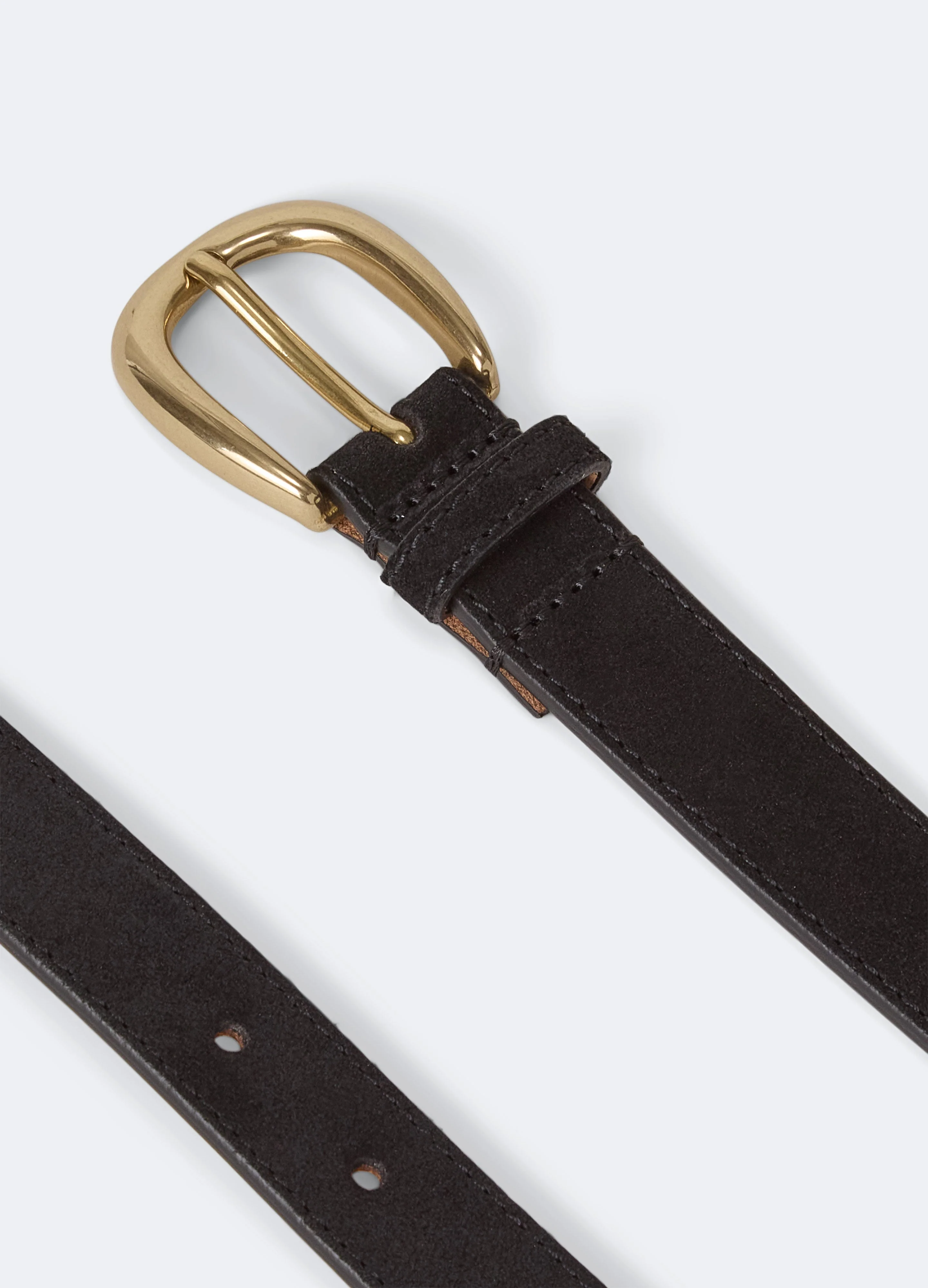 Suede Belt - Black - Image 3