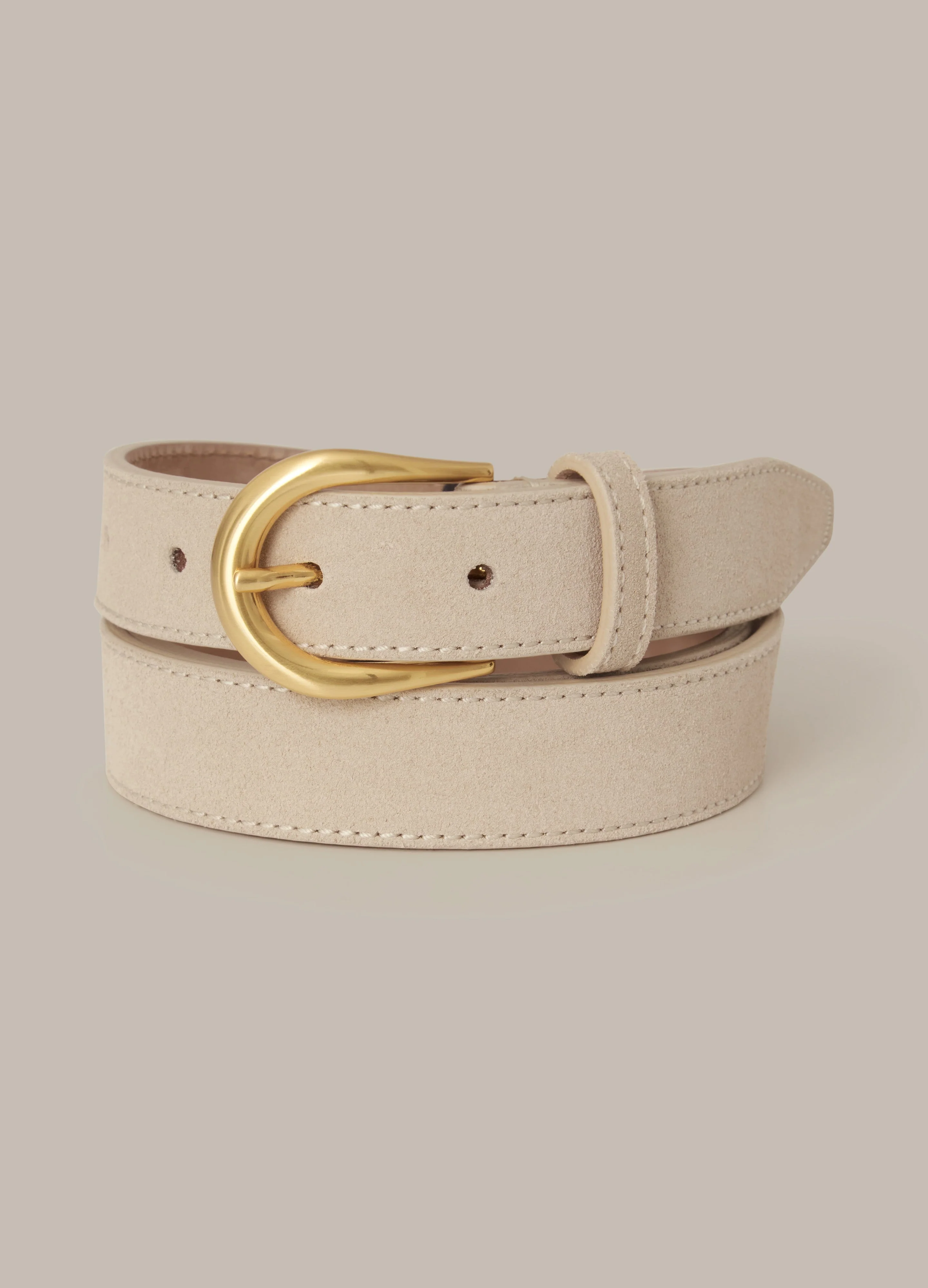 Suede Belt - Sand