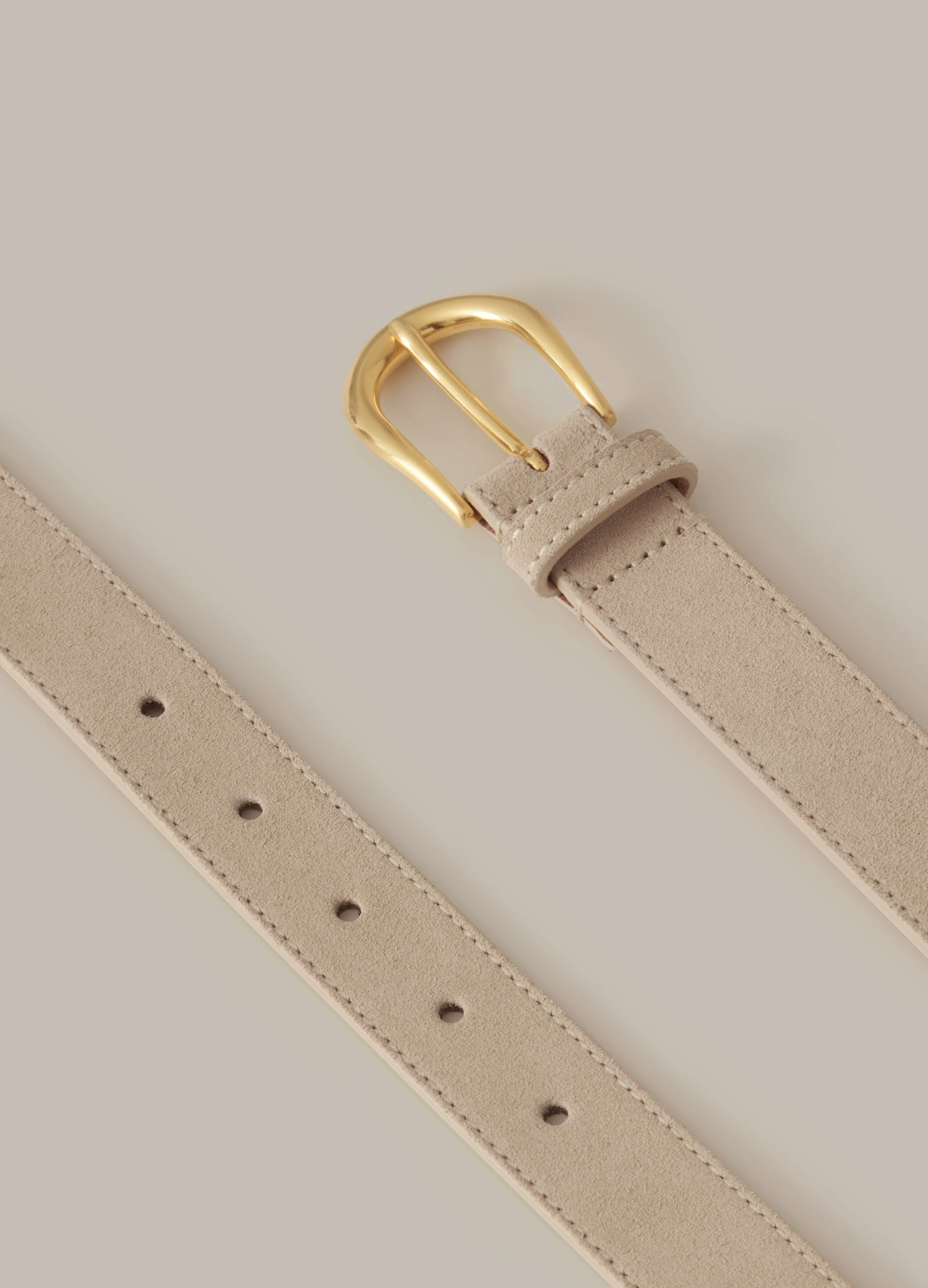 Suede Belt - Sand - Image 2