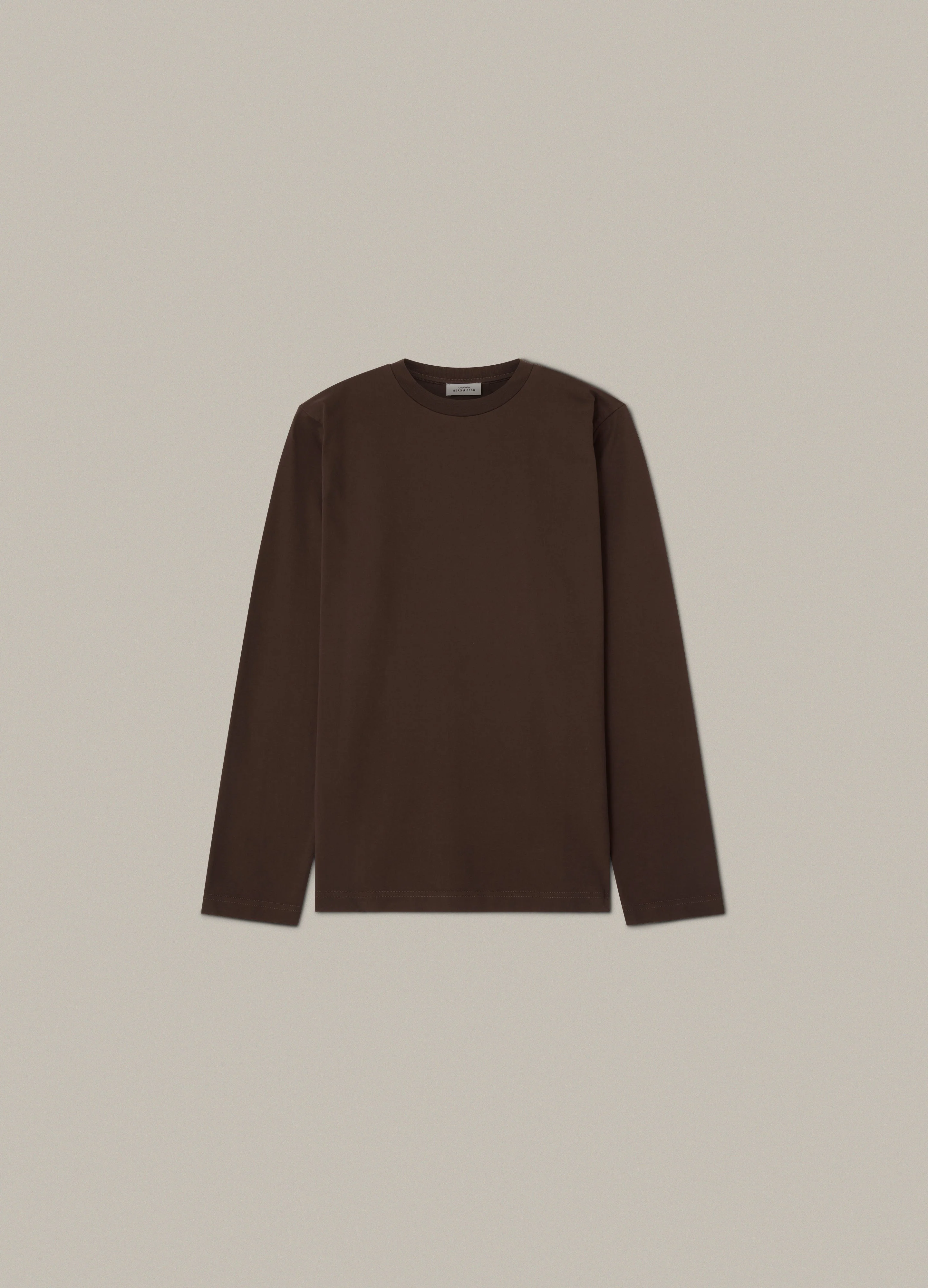 Tony Long Sleeve T-Shirt - Chocolate - Image 3