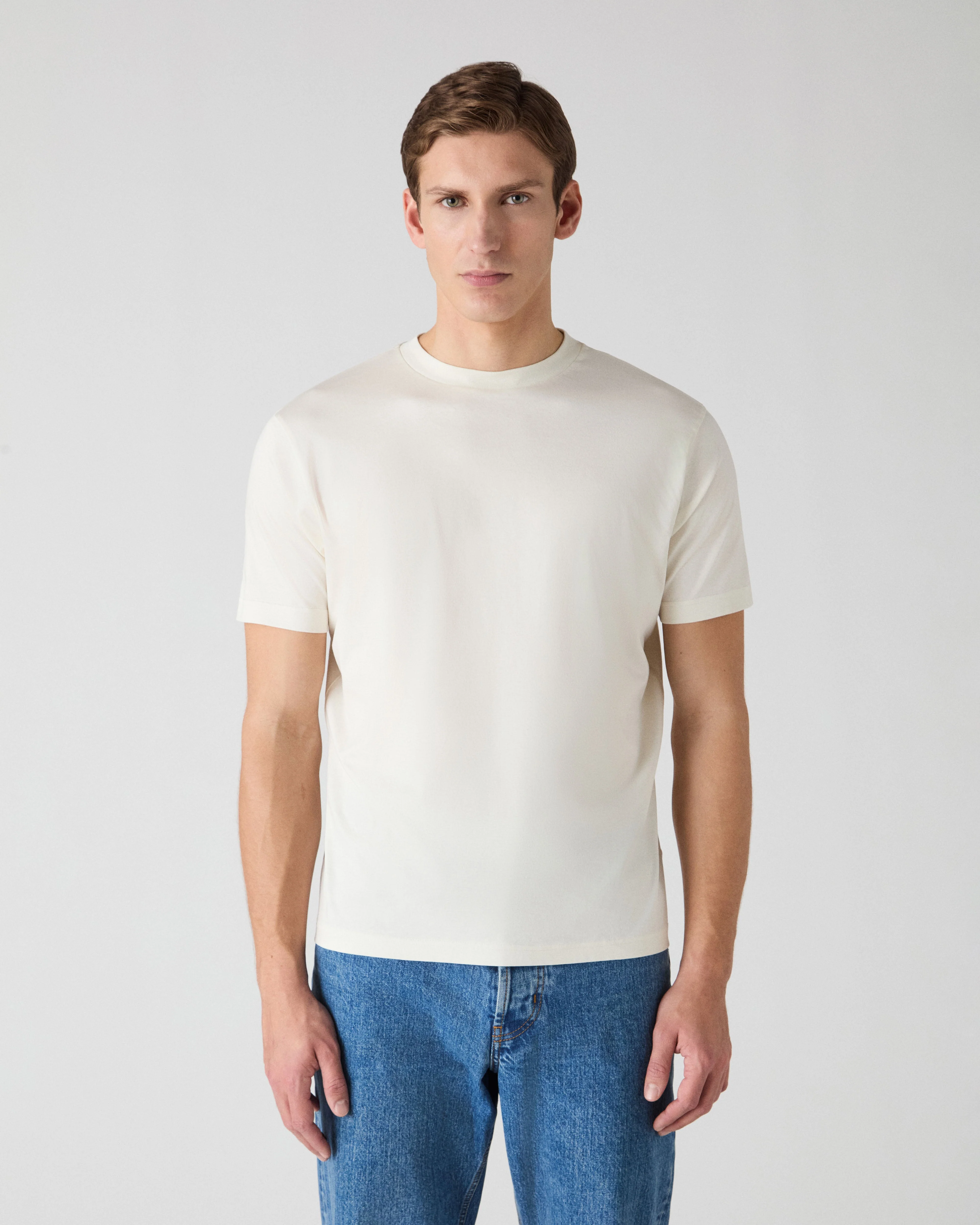 Tony Mercerized T-Shirt - White - Image 3