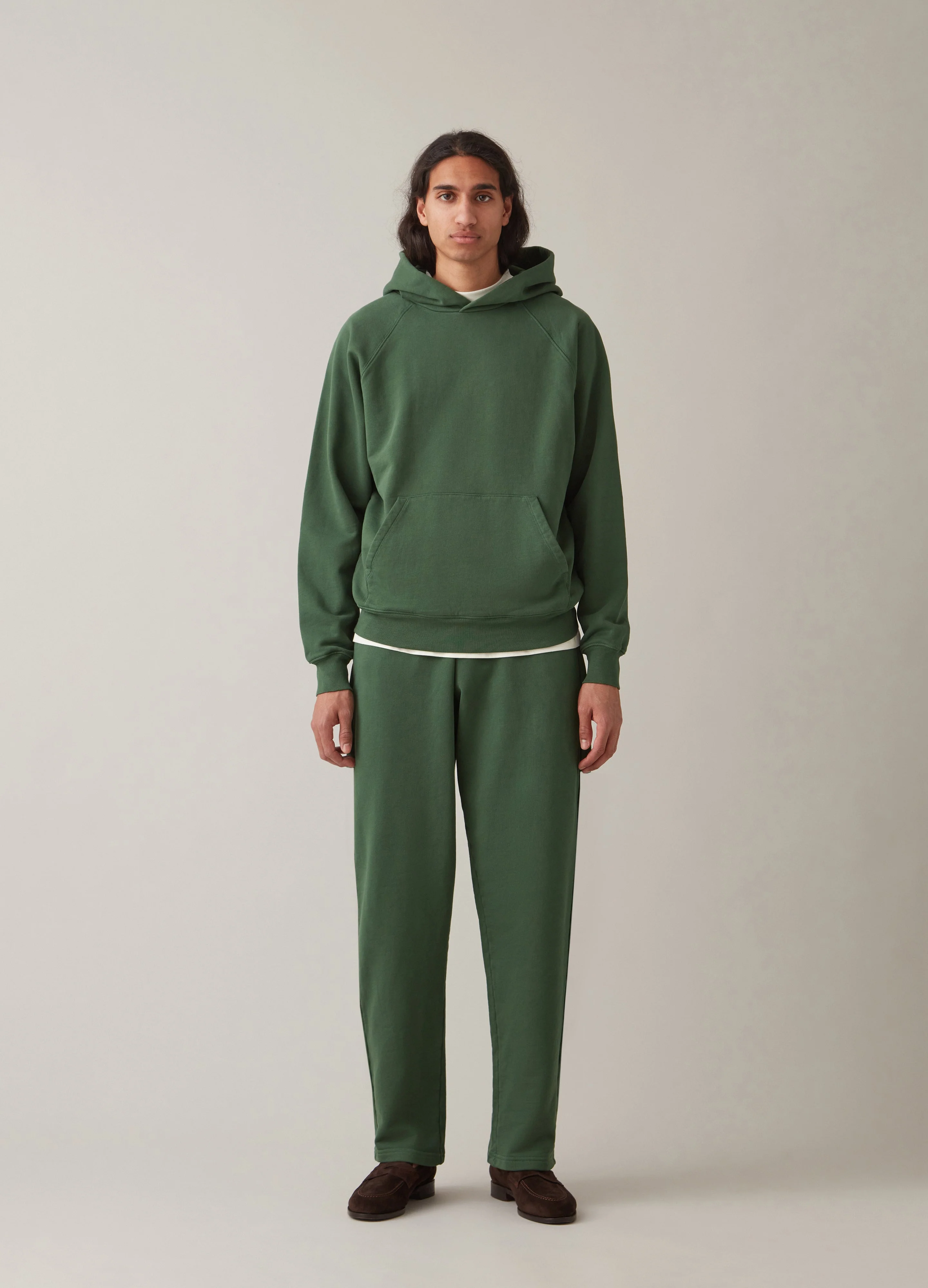 Torbjörn Raglan Hoodie - Green - Image 4